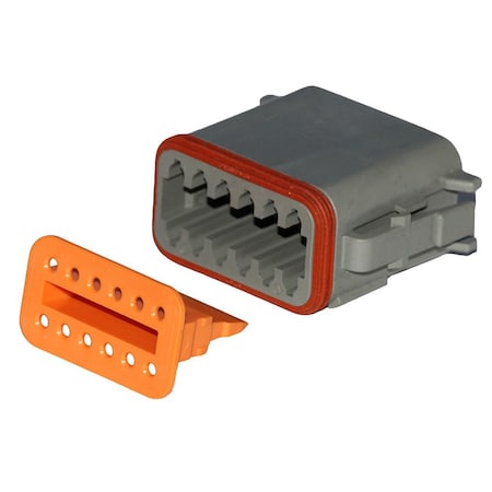 Pacer Group Pacer Deutsch DT Plug Wedge Lock Kit - 12 Position - 5 Pack TDT06-12S-5